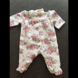 Little Me button down onesie worn once!